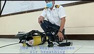 How to wear Compress Air Breathing Apparatus