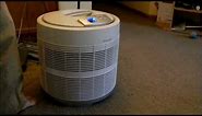 Honeywell 50250-S 99.97% Pure HEPA Round Air Purifier 1 month on low update cleaning video