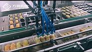 Cakes tray picking and placing by delta robot system