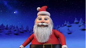 Merry Christmas and Happy New Year 2024 with Santa Claus