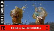 Ballistic Dummy Lab Ballistic Torso Slow Motion - 9mm, 10mm, 50ae, .223, 6.5 creedmoor, 50 BMG