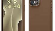elago Compatible with iPhone 15 Pro Max Case, Liquid Silicone Case, Full Body Protective Cover, Shockproof, Slim Phone Case, Anti-Scratch Soft Microfiber Lining, 6.7 inch (Brown)