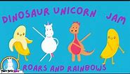 Dinosaur Unicorn Jam 🦖 Roars & Rainbows 🌈 Kids' Musical Wonderland 🎶 Unicorn 🦄 and Dinosaur Songs 🦖