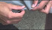 Video of Phifertex Grey Mesh #391 - Vinyl Mesh Fabric