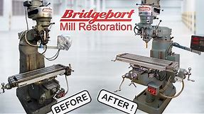 Restoring a 60 Year old Bridgeport milling machine