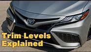2022 Toyota Camry Hybrid Trim Levels and Standard Features Explained