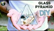 Stained Glass DIY | Tutorial | Mirror Glass Pyramid Display