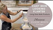 Create An Antique Looking Cast Iron Planter