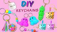 8 AMAZING DIY KEYCHAINS - How To Make Super Cute Key chain At Home - Easy Steps