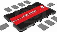 Kiorafoto KHD-MSD10 Easy Carry 10 Slots Slim Credit Card Size Lightweight Portable TF MSD Microsd Memory Card Case Storage Keeper Holder for 10 TF MSD Microsd Microsdhc Microsdxc Memory Cards Oganizer
