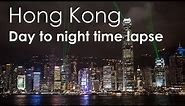 Hong Kong Victoria Harbour Day-to-Night Timelapse