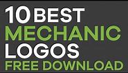10 best Mechanic & Automobile logos free download, free vector logo design. Free logo website.