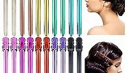 Dizila 20 Pack/10 Pairs Colorful Metal Duckbill Hair Clips Salon Alligator Hair Clips for Styling Sectioning Hair Barrettes Hairpins Accessories for Women Girls Teens