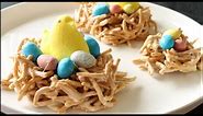 Peeps Bird Nest Treats - Marshmallow Chow Mein Easter Treat Recipe