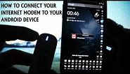 [NEW] HOW TO CONNECT YOUR INTERNET MODEM TO YOUR ANDROID DEVICE - PPP WIDGET 2 - DIGI MOBIL NET