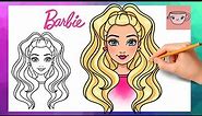 How To Draw Barbie | Cute Easy Step By Step Drawing Tutorial