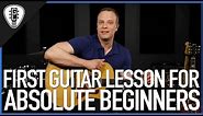 First Guitar Lesson For Beginners