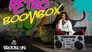 GPO Retro Brooklyn Portable Boombox - Bluetooth, DAB Radio, CD & Tape Player