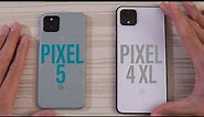 Google Pixel 5 vs Pixel 4 XL SPEED TEST!