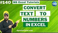 How To Convert Text To Numbers In Excel (2 Quick Ways!!)