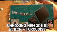 [Unboxing] New Nintendo 2DS XL Black + Turquoise