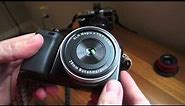 Sony RX100 Case, OM-D with Leica and SLR Magic Bokemorphic!