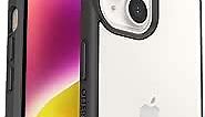 OtterBox IPhone 14 & IPhone 13 Prefix Series Case - BLACK CRYSTAL (Black/Clear), Ultra-Thin, Pocket-Friendly, Raised Edges Protect Camera & Screen, Wireless Charging Compatible