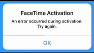 FaceTime Waiting For Activation On iPhone