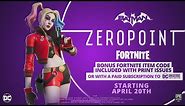 How To Get A Harley Quinn Code (How To Get A PHYSICAL Copy Of The Fortnite/Batman Zero Point Comic)