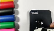 custom phone case using posca Markers ⚡ ( #shorts )
