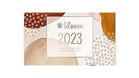 bloom daily planners 2023 Calendar Year Monthly Hanging Wall Calendar (January 2023 through December 2023) - 11” x 17” - Seasonal Designs