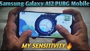 Samsung Galaxy A12 ki PUBG Mobile Sensitivity Setting 🔥 Samsung Galaxy A12 PUBG Mobile Sensitivity