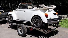1978 Volkswagen Super Beetle Convertible : First look at the 78 VW Bug