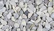 Decorative Pebbles - Blue, Green, Gray - 5-10 mm - 2.5lb Bag (Packed Wet to minimize dust. Once Dry They Will Match The Image Colors)
