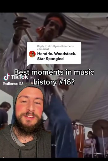 Jimi Hendrix National Anthem at Woodstock ‘69