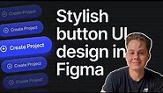 Figma Tutorial: Stylish Skeuomorphic Button Design