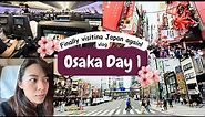 Travel with me: Day 1 in Osaka (Kansai Airport | Tax free | Hotel Nikko | Dotonburi)