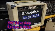 Monoprice | Stage Right | 5W Valve Combo Amp | Review & Demo