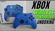Xbox Wireless Controller in Shock Blue Unboxing - Xbox & Windows 11 Controller
