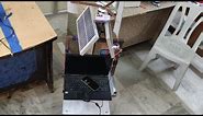 Making of windmill and Solar Powered Laptop Mobile Charging Station