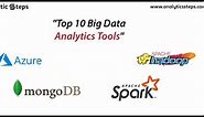Top 10 Big Data Analytics Tools | Analytics Steps