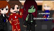 | the avengers + gotg react !! [avengers] part 1/2