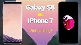 Samsung Galaxy S8 vs iPhone 7 Comparison: Now vs Then!