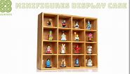 Minifigures Miniature Display Case Collectibles Display Shelves Rack for Figures, Shot Glasses, Collection, Floating Shelf, Figurine Shelf for Wall Mount, Counter Top, Tie Rack Wall Mounted