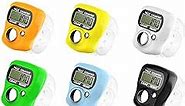 KTRIO Pack of 10 Colors Electronic Finger Counter, Mini LCD Digital Display Tally Counter 5-Digit Number Count Clicker, Counters Clickers for Knitting, Crochet, Coaching, Lap, Golf, Toddler & Fidget