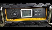 Stanley BC25BS Battery Charger, 70 amp Starter, Alternator check & Battery Conditioner