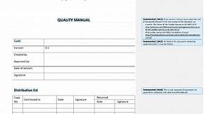 Quality Manual [ISO 9001 templates]