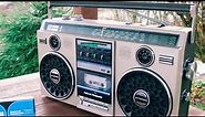 National Panasonic RX-5050F radio cassette tape recorder big Boombox looking vintage old model