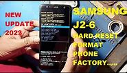 How to hard reset Samsung j6 plus & format phone !