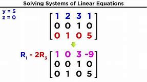 Manipulating Matrices: Elementary Row Operations and Gauss-Jordan Elimination